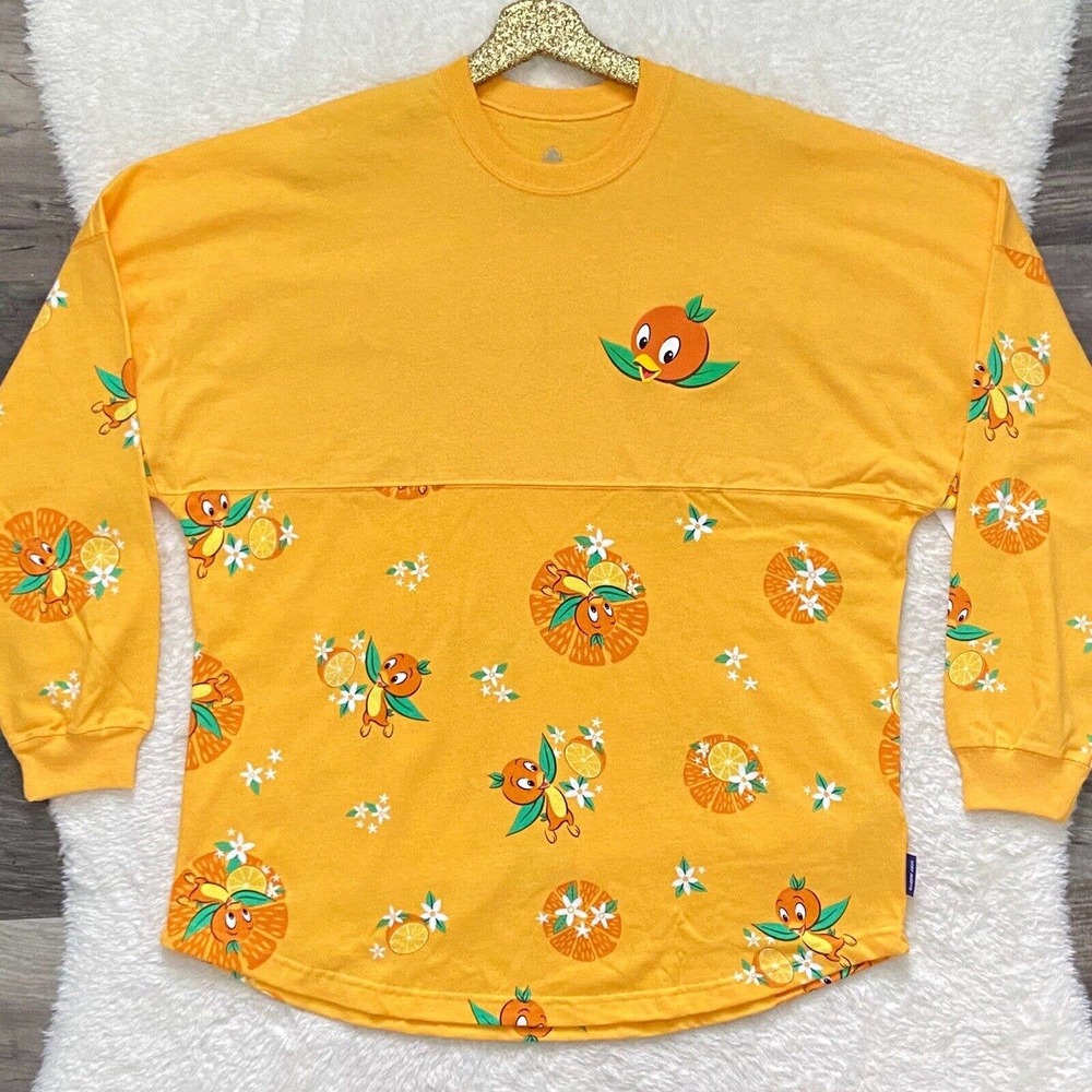 Disney Parks Spirit Jersey Original Orange Bird Flower Garden Festival Large New - Picture 2 of 11